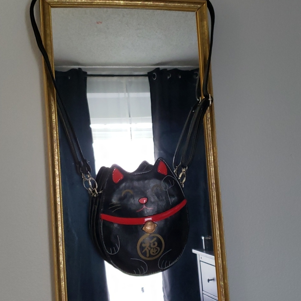 Lucky cat purse